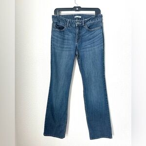 Rider by Lee Jeans Women’s 8 Blue Straight Leg Mid Rise Medium Wash Pant